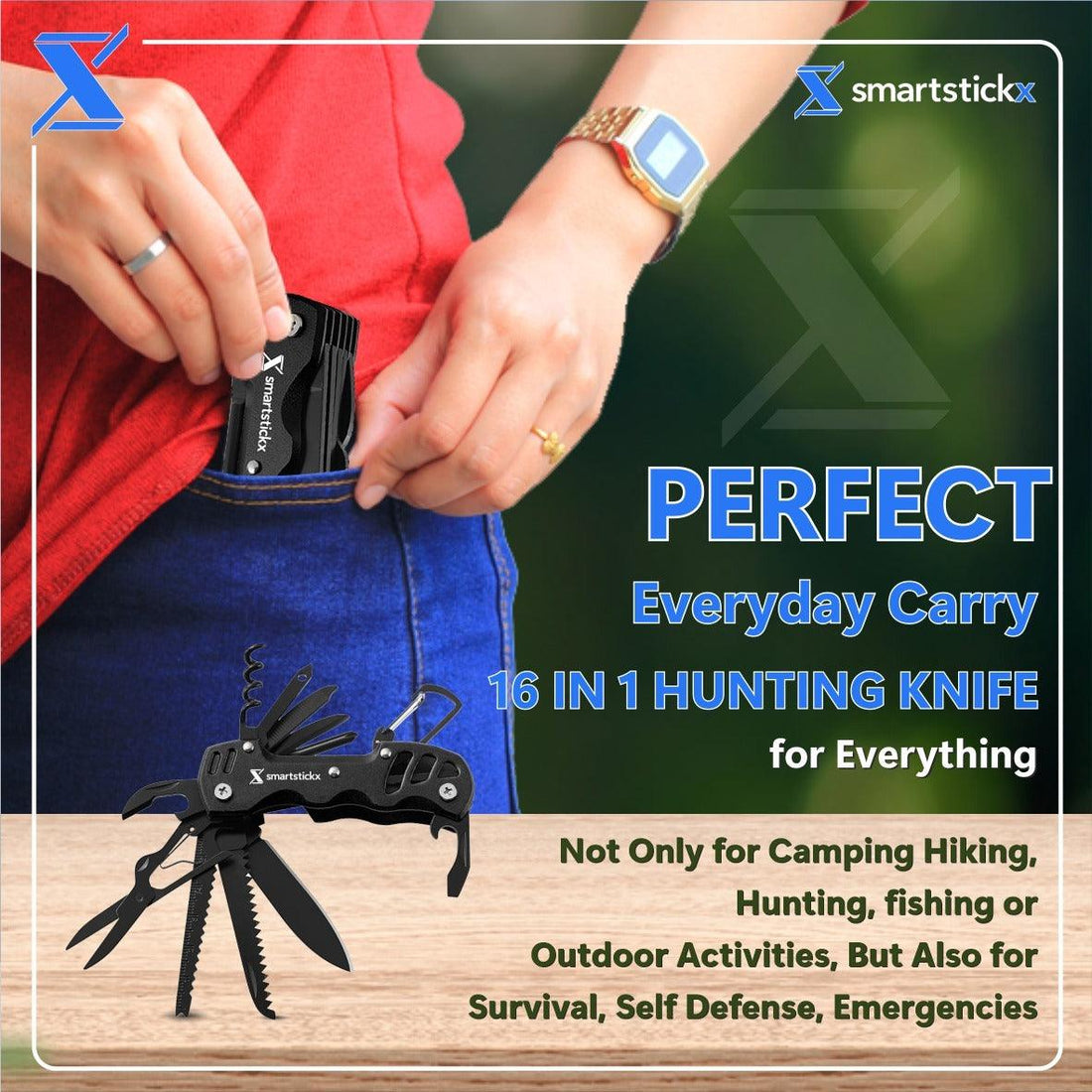 Your Perfect Companion: SmartstickX Knife for All Adventures - SmartstickX