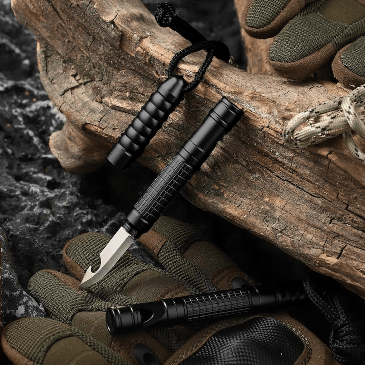Survival Fire Starter Tool β 4 - in - 1 - SmartstickX
