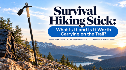 survival hiking stick