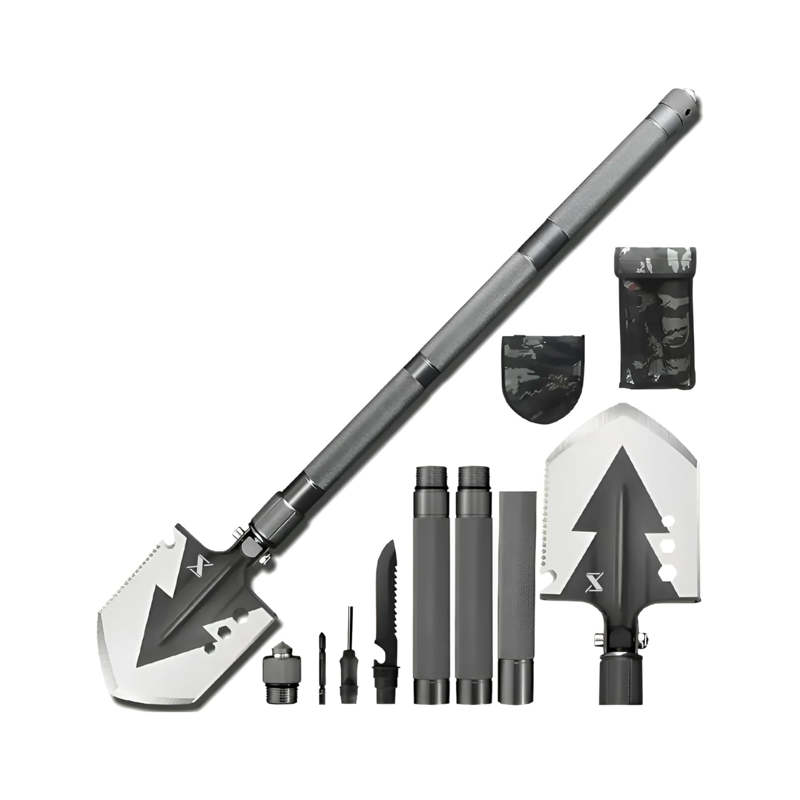 Military Grade Shovel - 13 in 1