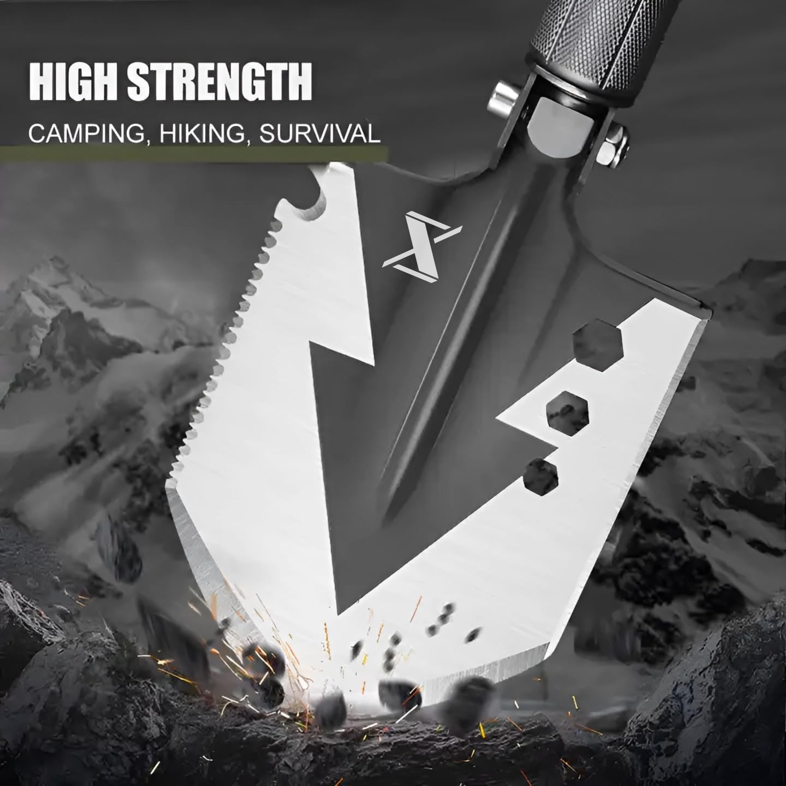 Military Grade Shovel - 13 in 1