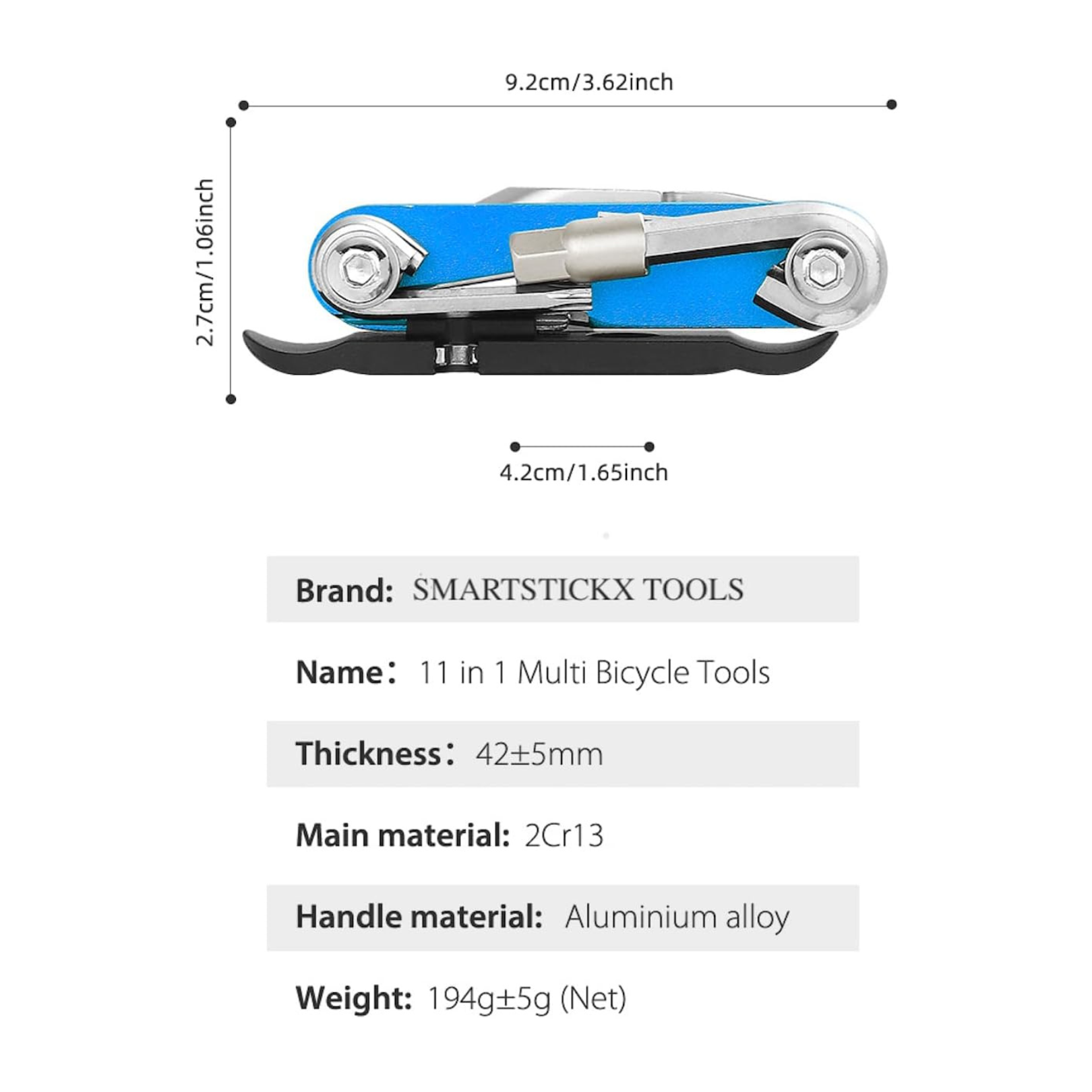 Multi-Function Bike Repair Tool - 11 in 1