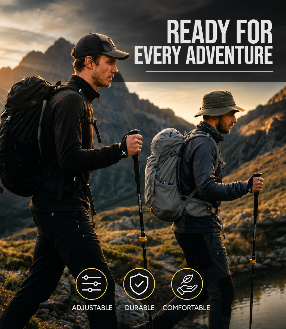SmartstickX Trek Lock trekking poles