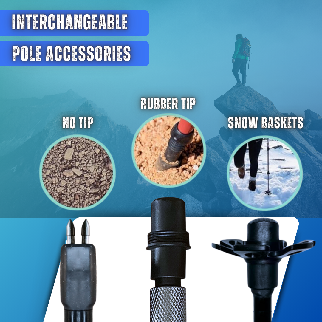 SmartstickX Tactical Walking Stick with Stun Gun - The Ultimate Self-Defense, Light & Power Companion for Every Adventure