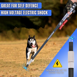 SmartstickX Tactical Walking Stick with Stun Gun - The Ultimate Self-Defense, Light & Power Companion for Every Adventure
