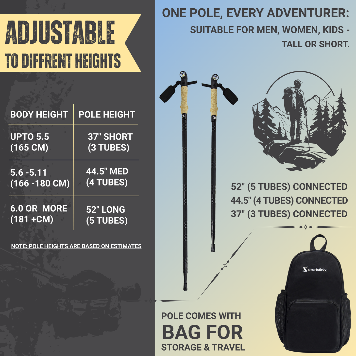 SmartstickX Smart Tactical Walking Stick