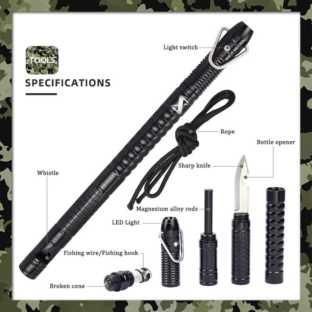 Fishing Multi - Tool Set – 9 - in - 1 - SmartstickX