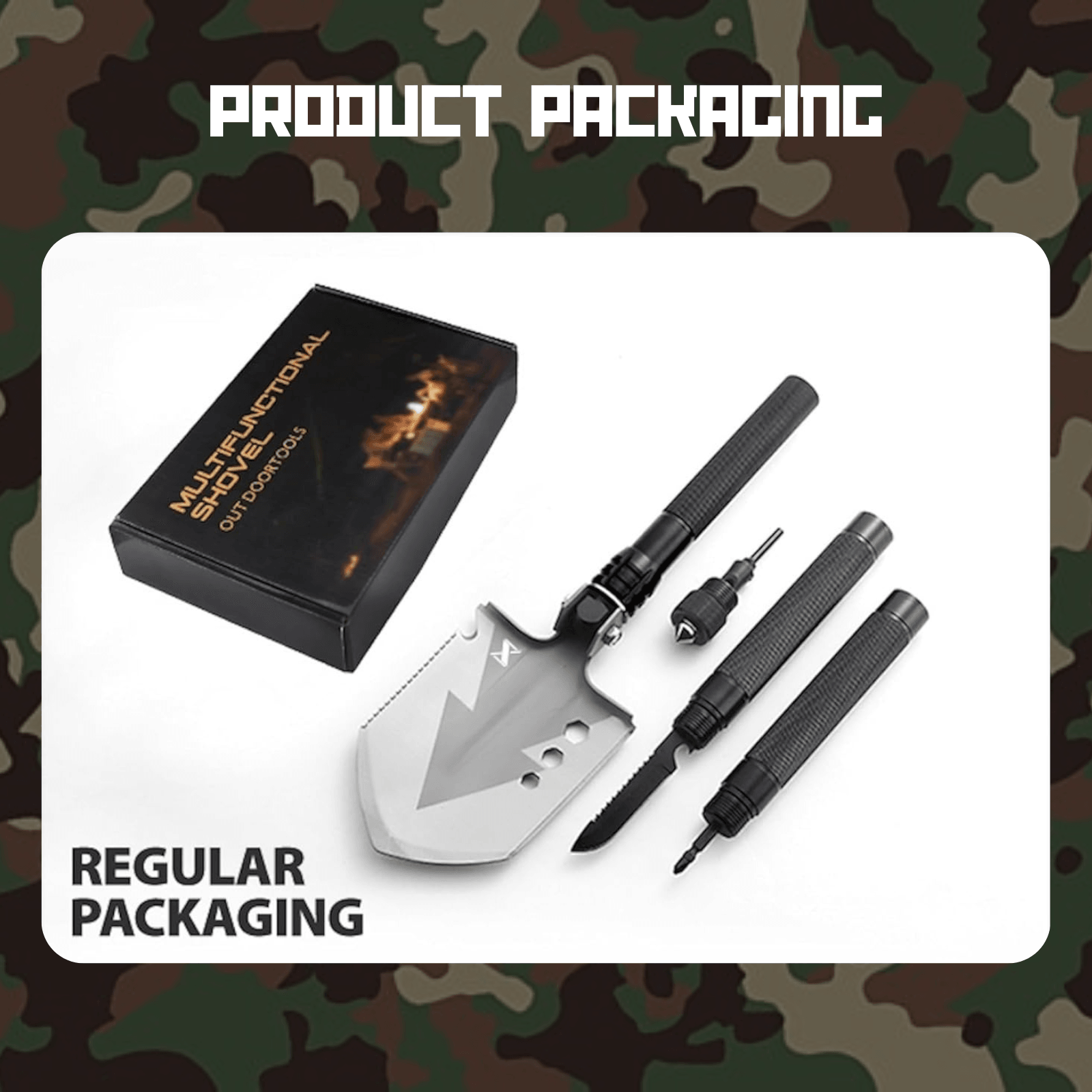 Military Grade Shovel - 13 in 1 - SmartstickX