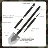 Military Grade Shovel - 13 in 1 - SmartstickX