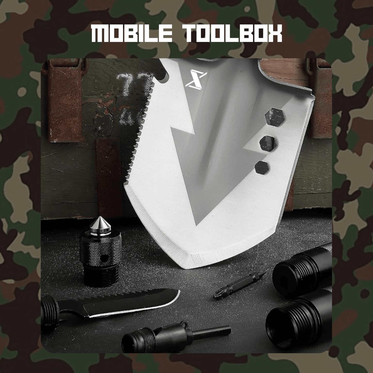 Military Grade Shovel - 13 in 1 - SmartstickX