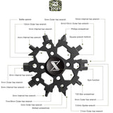 Snowflake Multi Tool Wrench – 23 - in - 1 - SmartstickX