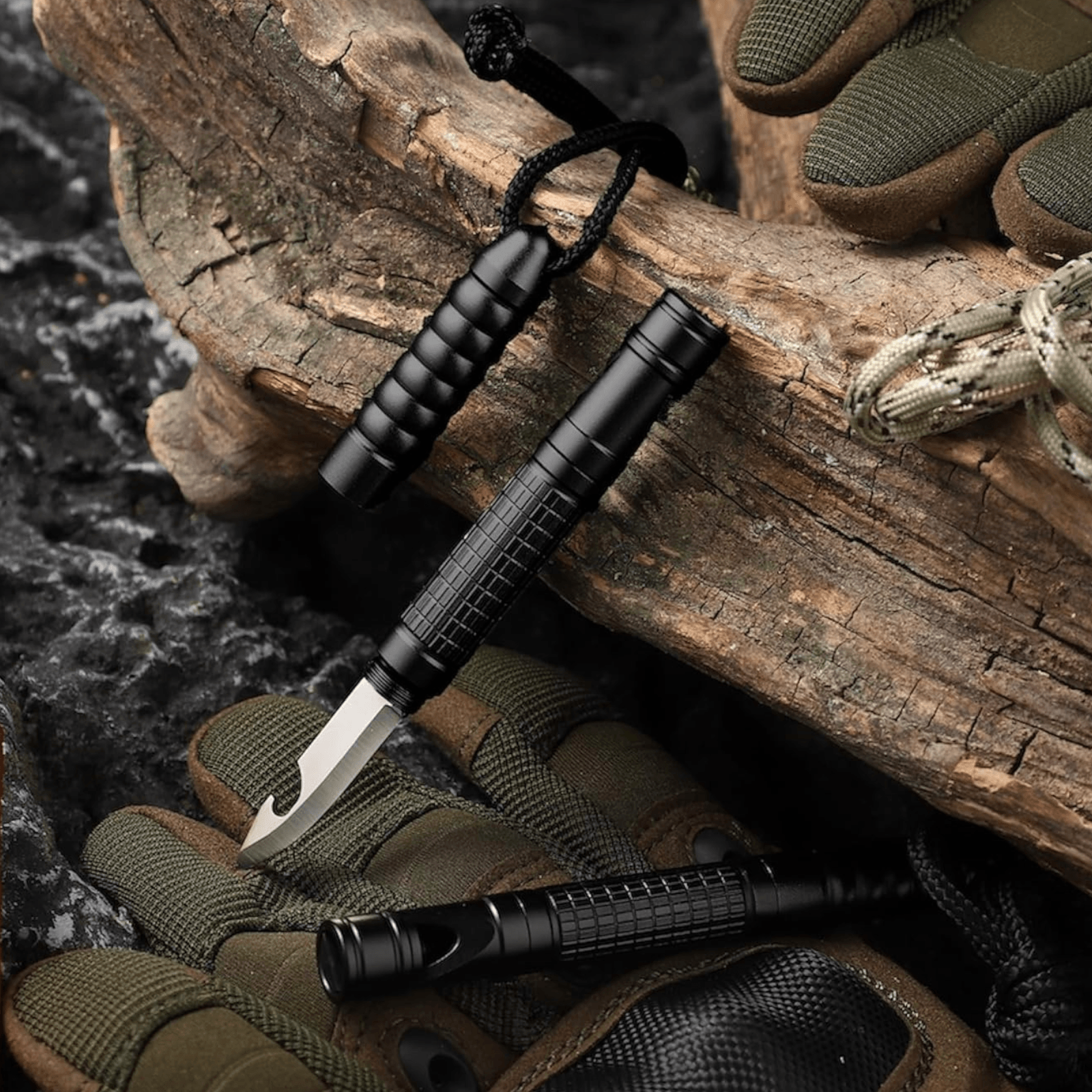Survival Fire Starter Tool – 4 - in - 1 - SmartstickX