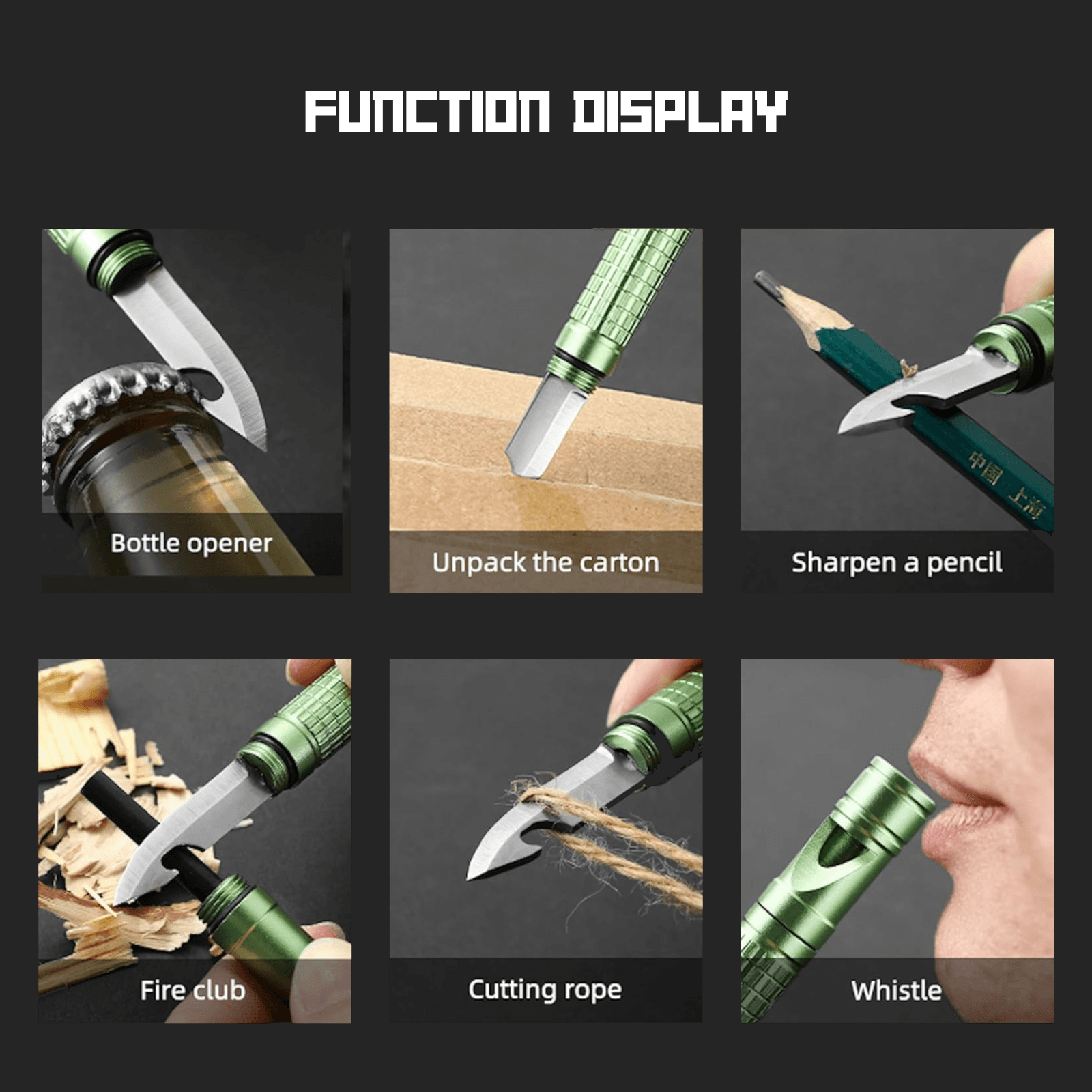 Survival Fire Starter Tool – 4 - in - 1 - SmartstickX